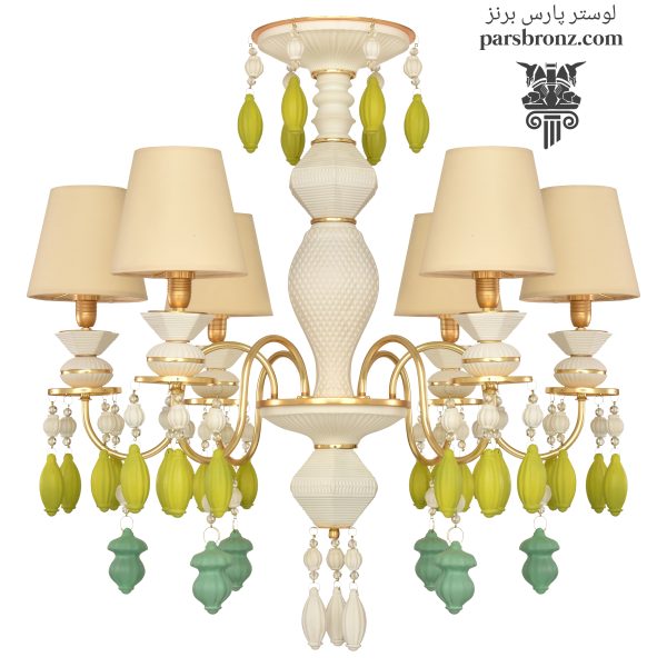 لوستر سرامیکی برنزی جدید مدرن برنز برنجی برنج آشپزخانه پذیرایی اتاق خواب