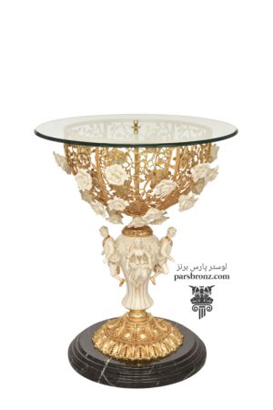میز برنجی جدید مدرن کلاسیک برنز شیک سرامیکی قیمت مناسب خرید