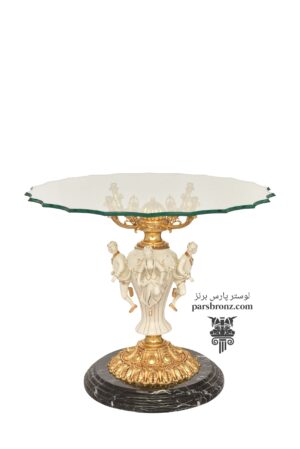 خرید آنلاین میز برنجی برنز جدید برنز عسلی برنج سرامیکی