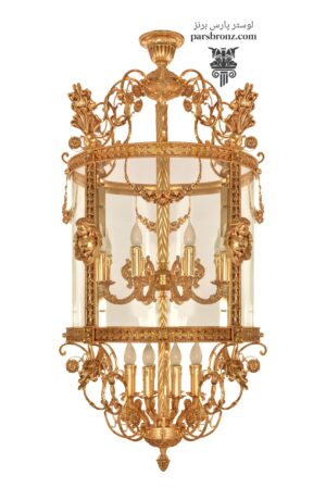 لوستر فانوسی فانوس برنز برنجی برنزی بزرگ کلاسیک لوکس جدید