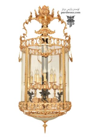 لوستر فانوسی فانوس جدید برنزی برنجی برنز برنج کلاسیک مدرن لوکس مدرن