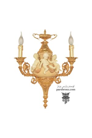 لوستر دیواری چراغ دیوارکوب جدید لوکس سرامیکی فانتزی مدرن برنز برنزی برنجی کلاسیک پذیرایی اتاق خواب قیمت