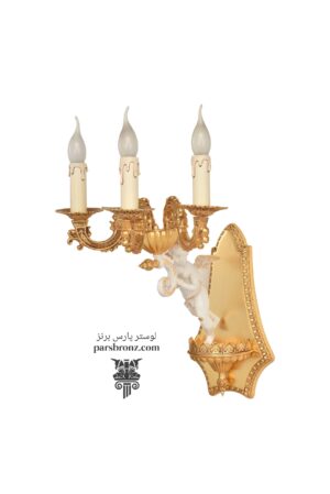 قیمت چراغ لوستر دیوار دیوارکوب دیواری برنز کلاسیک برای پذیرایی اتاق خواب جدید برنجی سفید ديواري