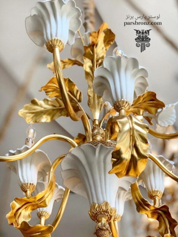 لوستر فانتزی جدید برای پذیرایی سفید کلاسیک مدرن اتاق خواب آشپزخانه برنز نئوکلاسیک برنجی براي پذيرايي 