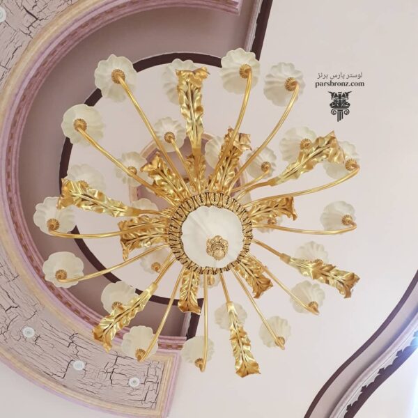 خرید انواع لوستر جدید کلاسیک مدرن فانتزی پذیرایی اتاق خواب آشپزخانه قیمت مناسب برنز برنجی