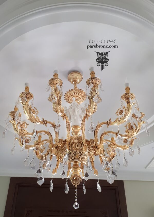 قیمت خرید آنلاین لوستر جدید ارزان کلاسیک مدرن فانتزی پذیرایی اتاق خواب آشپزخانه قیمت مناسب برنز برنجی برنزی