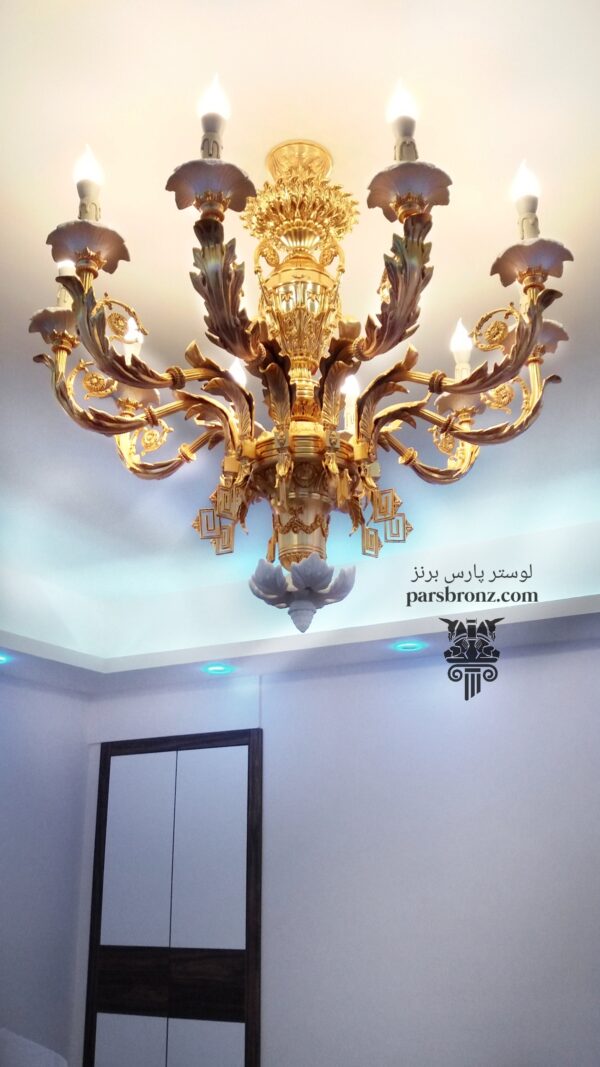 خرید قیمت انواع لوستر آویز پذیرایی آشپزخانه لوکس طلائی لاکچری جدید برنز کلاسیک مدرن برنجی برنزی اتاق خواب